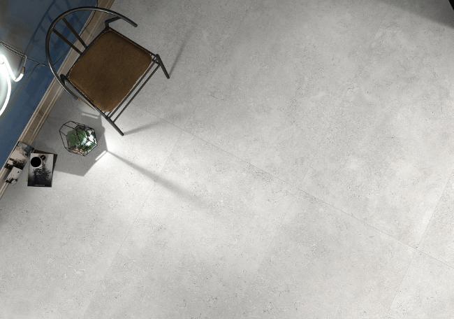 grey tile flooring